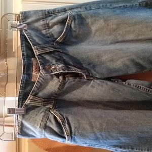 Women's denim gaucho